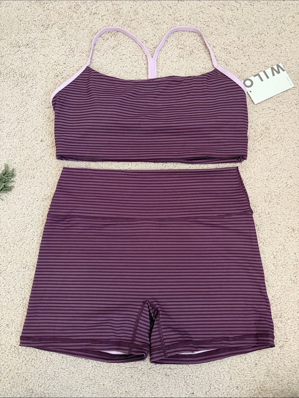 Wilo The Label 2 pc Bra/Short Set